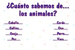 Cunto sabemos de los animales?